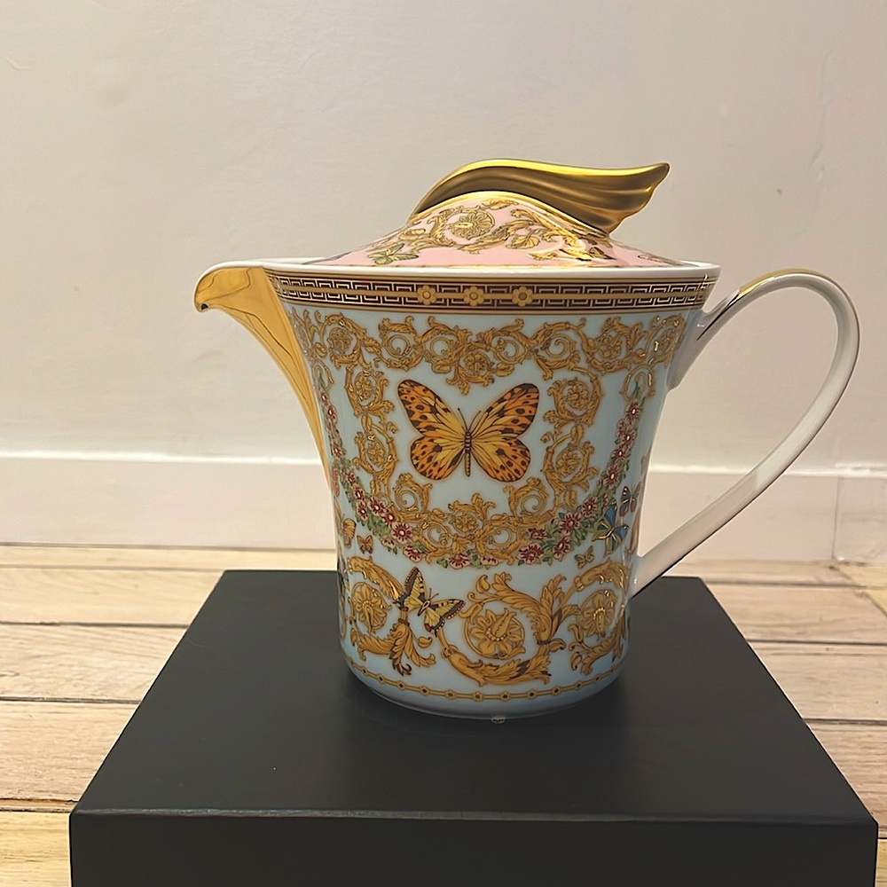 Versace butterfly garden teapot